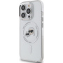Karl Lagerfeld IML K&CH Heads Metal Frame cover z MagSafe do iPhone'a 15 Pro Max - przezroczysty
