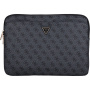 Guess Torba 4G z logo trójkąta na iPada do 13" / MacBooka do 14" - szara