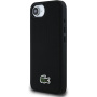 Lacoste Iconic Petit Pique Woven Logo etui z MagSafe do iPhone 16e / 17e - czarny
