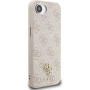 Guess 4G Small Metal Logo etui z MagSafe do iPhone 16e / 17e - różowy