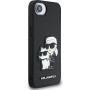 Karl Lagerfeld Saffiano Karl and Choupette etui do iPhone 16e / 17e - czarne
