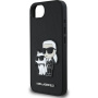 Karl Lagerfeld Saffiano Karl and Choupette etui do iPhone 16e / 17e - czarne