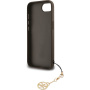 Guess 4G Charms etui do iPhone 16e / 17e - brązowy