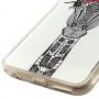 Otwierany / flip gumowy futerał do iPhone 6 / 6S - żyrafa