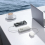 Powerbank Baseus OS Free2Pull z wbudowanym kablem USB-C i portem USB-C - 10 000 mAh - szary