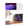 Spigen ArcStation Pro GaN szybka ładowarka sieciowa z portami 2x USB-C - 140W - biała