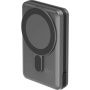 ENERGEA MagPac Pro+ bezprzewodowy MagSafe powerbank z wbudowanym kablem USB-C i portem USB-C - 10 000 mAh - szary