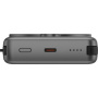 ENERGEA MagPac Pro+ bezprzewodowy MagSafe powerbank z wbudowanym kablem USB-C i portem USB-C - 10 000 mAh - szary