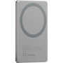 ENERGEA AluPac Mini 5K bezprzewodowy MagSafe powerbank z portem USB-C - 5 000 mAh - naturalny tytan
