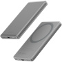 ENERGEA AluPac Mini 5K bezprzewodowy MagSafe powerbank z portem USB-C - 5 000 mAh - naturalny tytan