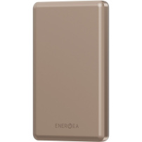 ENERGEA AluPac Mini 5K bezprzewodowy powerbank MagSafe z portem USB-C - 5 000 mAh - złoty