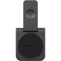 ENERGEA MagDuo 2w1 Składana Bezprzewodowa Ładowarka MagSafe do iPhone / Apple Watch - 15W - czarna