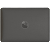 Matowe przezroczyste etui z rozkładaną podstawką do MacBook Pro 16" (A2485 / A2780 / A2991 / A3186 / A3403 / A3428 / A3429) - szary