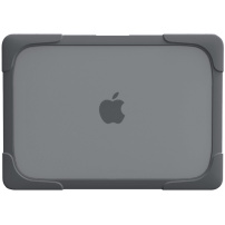 Etui odporne na uderzenia ze składanymi nóżkami do MacBook Pro 14" (A2442 / A2779 / A2918 / A2992 / A3112 / A3185 / A3401 / A3434) - szary