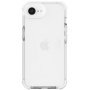 Przezroczyste etui z kolorową ramką do iPhone 16e / 17e - białe