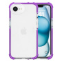 Przezroczyste etui z kolorową ramką do iPhone 16e / 17e - fioletowy
