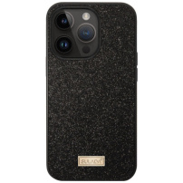 SULADA Eleganckie etui z brokatem na iPhone'a 16 Pro - czarne