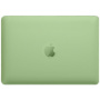 Matowa przezroczysta pokrywa z rozkładaną podstawką do MacBook Air 13" (A1237 / A1304 / A1369 / A1466) - zielona