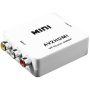 Adapter / redukcja 3x RCA cinch kompozytowy na HDMI 1080p - biały
