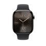 Oryginalne Apple pasek sportowy do Apple Zegarka Ultra 49mm / 46mm / 45mm / 44mm / 42mm - S/M - czarny