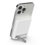 Power bank BELKIN BoostCharge MagSafe z podstawką i portem USB-C do iPhone'a - 5 000 mAh - biała