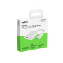 BELKIN RockStar adapter audio i ładowania - 2x USB-C do USB-C - biały