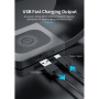 Appleking 4w1 magnetyczny stojak bezprzewodowy do iPhone / Apple Watch / AirPods - 15W - czarny