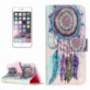 Futerał ze wzorem i wbudowanym stojakiem i przegródkami na dokumenty dla Apple iPhone SE (2020/2022) / 8 / 7 - Dream Catcher