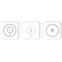 Wiwu 3w1 ładowarka bezprzewodowa silikonowa iPhone / Apple Watch / AirPods - biała