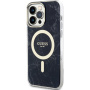 Guess IML Marble marmurowe etui z MagSafe do iPhone 13 Pro Max – czarny