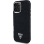 Etui Guess Denim Triangle Logo z MagSafe do iPhone 16 Pro - czarne