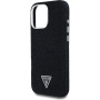 Etui Guess Denim Triangle Logo z MagSafe do iPhone 16 Pro - czarne