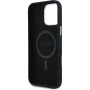 Etui Guess Denim Triangle Logo z MagSafe do iPhone 16 Pro - czarne