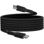 BELKIN Boost Charge Braided Opleciony kabel ładująco-transferowy - USB-C do USB-C - 2 m - czarny
