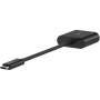 BELKIN Connect ładowarka i adapter Ethernet - RJ45 / USB-C do USB-C - czarny