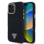 Etui Guess Denim Triangle Logo z MagSafe do iPhone 16 Pro - czarne