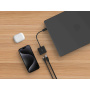 BELKIN Connect ładowarka i adapter Ethernet - RJ45 / USB-C do USB-C - czarny