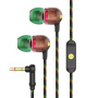 Słuchawki House of Marley Smile Jamaica ze złączem 3,5 mm jack - ciemnobrązowe