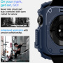 Spigen Rugged Armor super wytrzymałe etui do Apple Watch 42mm (Series 10 / 11) - granatowy