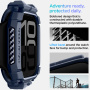 Spigen Rugged Armor super wytrzymałe etui do Apple Watch 42mm (Series 10 / 11) - granatowy