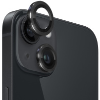 Szkła NORTHJO z metalową ramką do ochrony obiektywów tylnego aparatu dla iPhone 14 / 14 Plus - czarne