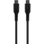 Kabel do ładowania i transmisji danych FIXED Liquid silicone PD 60 W USB-C / USB-C do iPhone/iPad/MacBook/AirPods - 2 m - czarny
