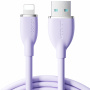 Silikonowy kabel do transmisji danych i szybkiego ładowania JOYROOM SA29-AL3 USB-A / Lightning do iPhone / iPad / iPod / AirPods - 1,2 m - jasnoróżowy