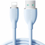 Silikonowy kabel do transmisji danych i szybkiego ładowania JOYROOM SA29-AL3 USB-A / Lightning do iPhone / iPad / iPod / AirPods - 1,2 m - jasnoniebieski