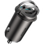 Mini ładowarka samochodowa JOYROOM C-A35 z portami USB-C / USB-A - 45W - czarna