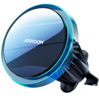 JOYROOM JR-ZS291 magnetyczny uchwyt samochodowy na kratki wentylacyjne z ładowaniem bezprzewodowym do iPhone'a - czarny