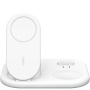 BELKIN Boost Charge 3w1 składana magnetyczna bezprzewodowa podstawka ładująca do iPhone / Apple Watch / AirPods - 15W - biały
