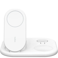 BELKIN Boost Charge 3w1 składana magnetyczna bezprzewodowa podstawka ładująca do iPhone / Apple Watch / AirPods - 15W - biały
