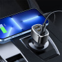 Ładowarka samochodowa Yesido Y47 z portami USB-C / 2x USB-A - 49W - czarna