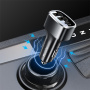 Ładowarka samochodowa Yesido Y47 z portami USB-C / 2x USB-A - 49W - czarna